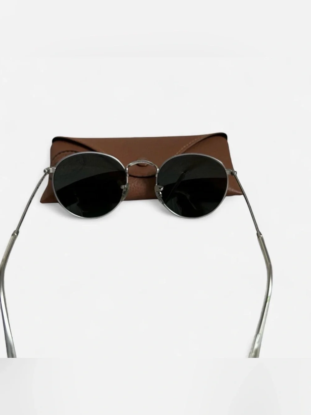 Ray-Ban Round Flash Lenses Sunglasses - Silver and Silver Flash